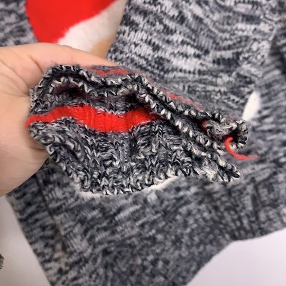 Hooked up light up Santa Claus knit crewneck Pullover Sweater Medium - Picture 7 of 9